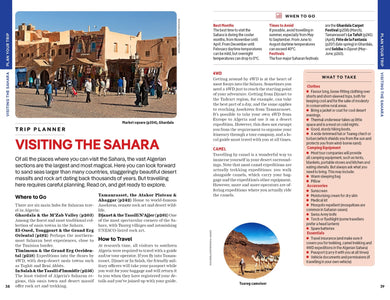 Lonely Planet Algeria inside page 9