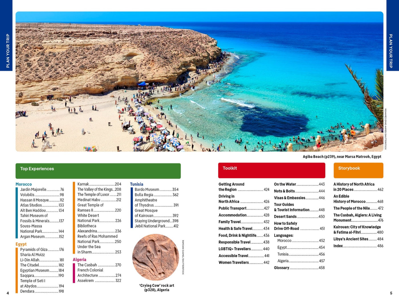 Lonely Planet North Africa inside page 2