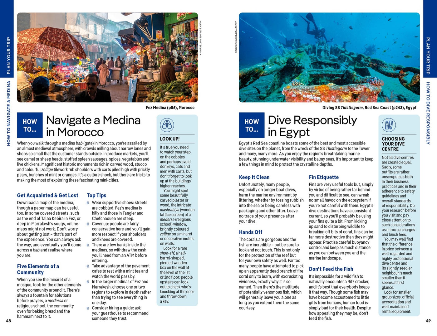 Lonely Planet North Africa inside page 10