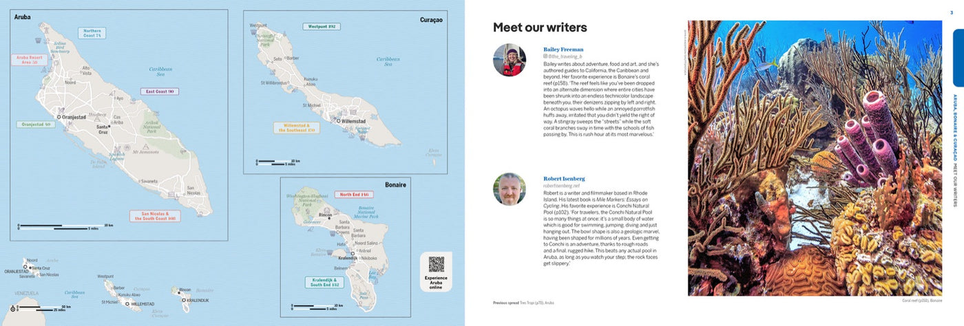 Lonely Planet Experience Aruba, Bonaire & Curacao inside page 2
