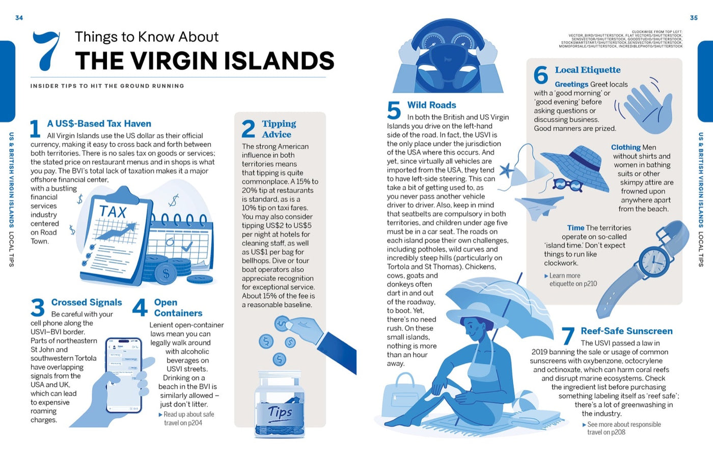 Lonely Planet Experience US & British Virgin Islands inside page 7