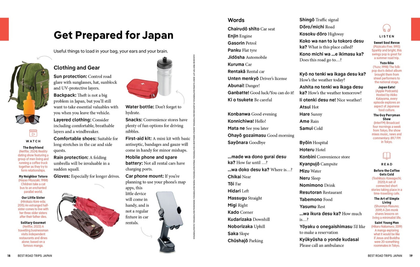 Lonely Planet Best Road Trips Japan inside page 6