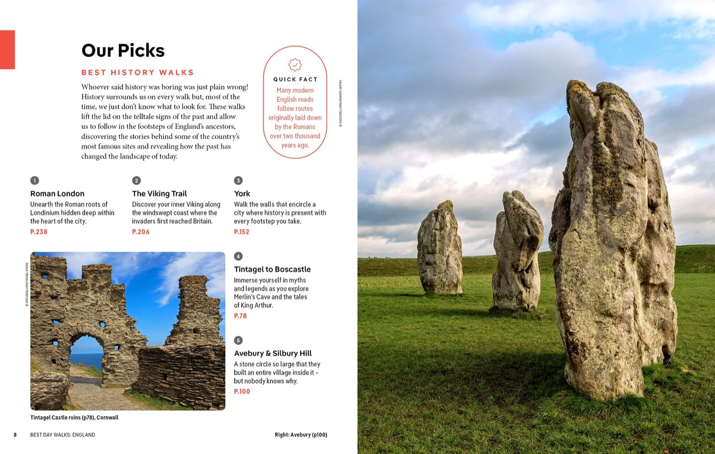 Lonely Planet Best Day Walks England inside page 3
