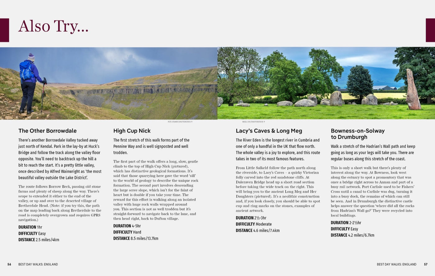 Lonely Planet Best Day Walks England inside page 10