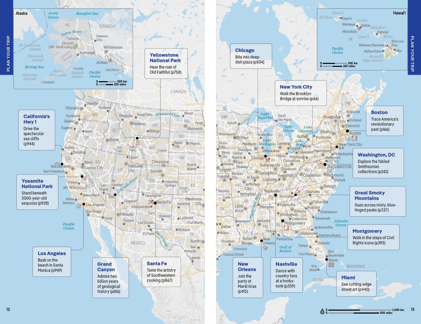 Lonely Planet USA inside page 2