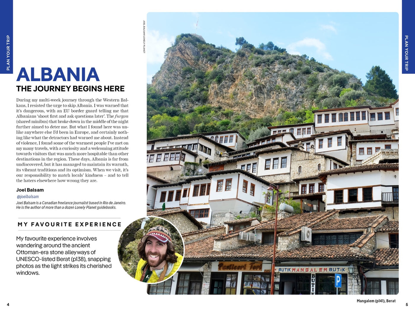 Lonely Planet Albania inside page 1