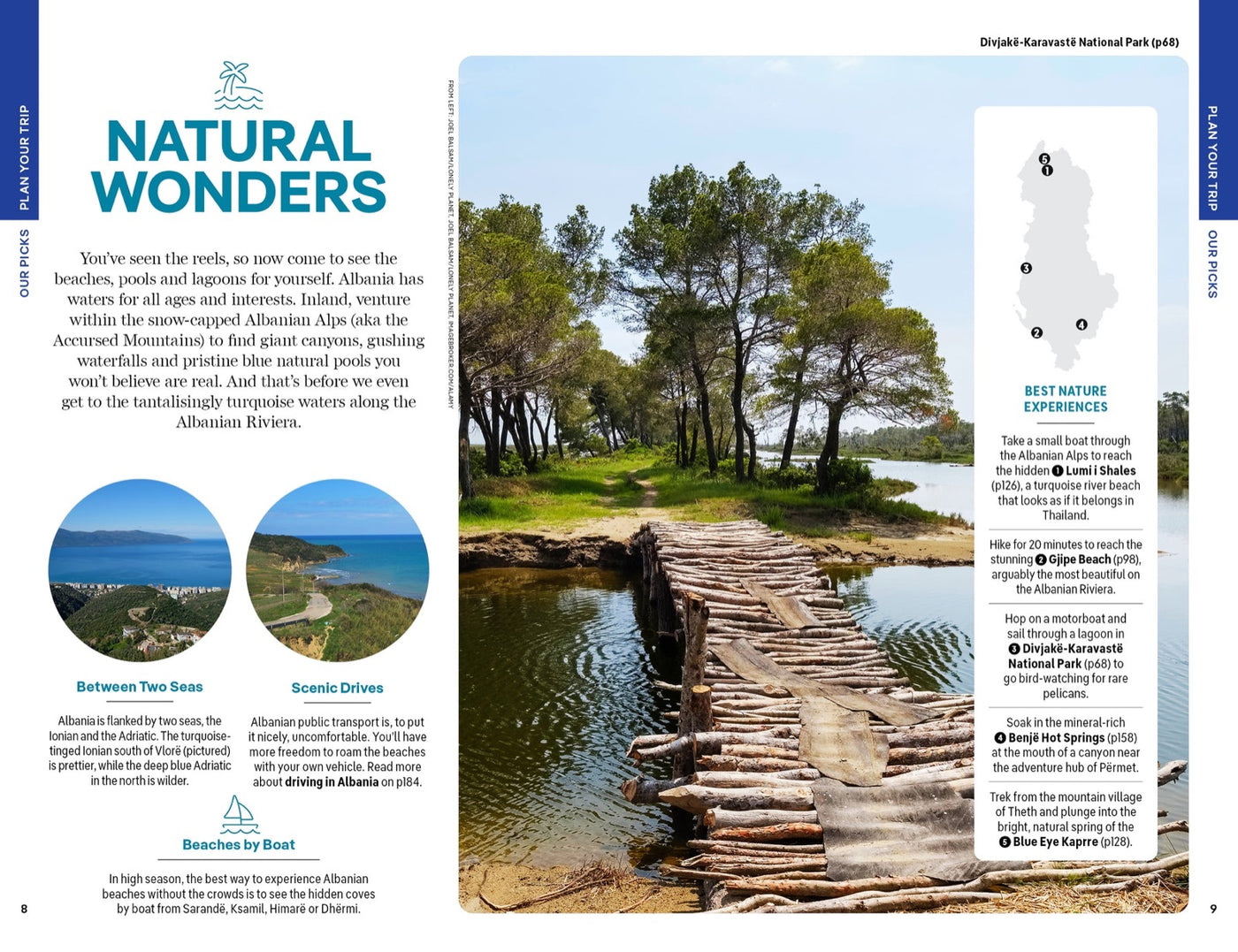Lonely Planet Albania inside page 3