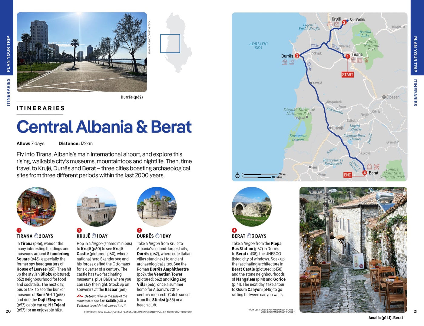 Lonely Planet Albania inside page 4