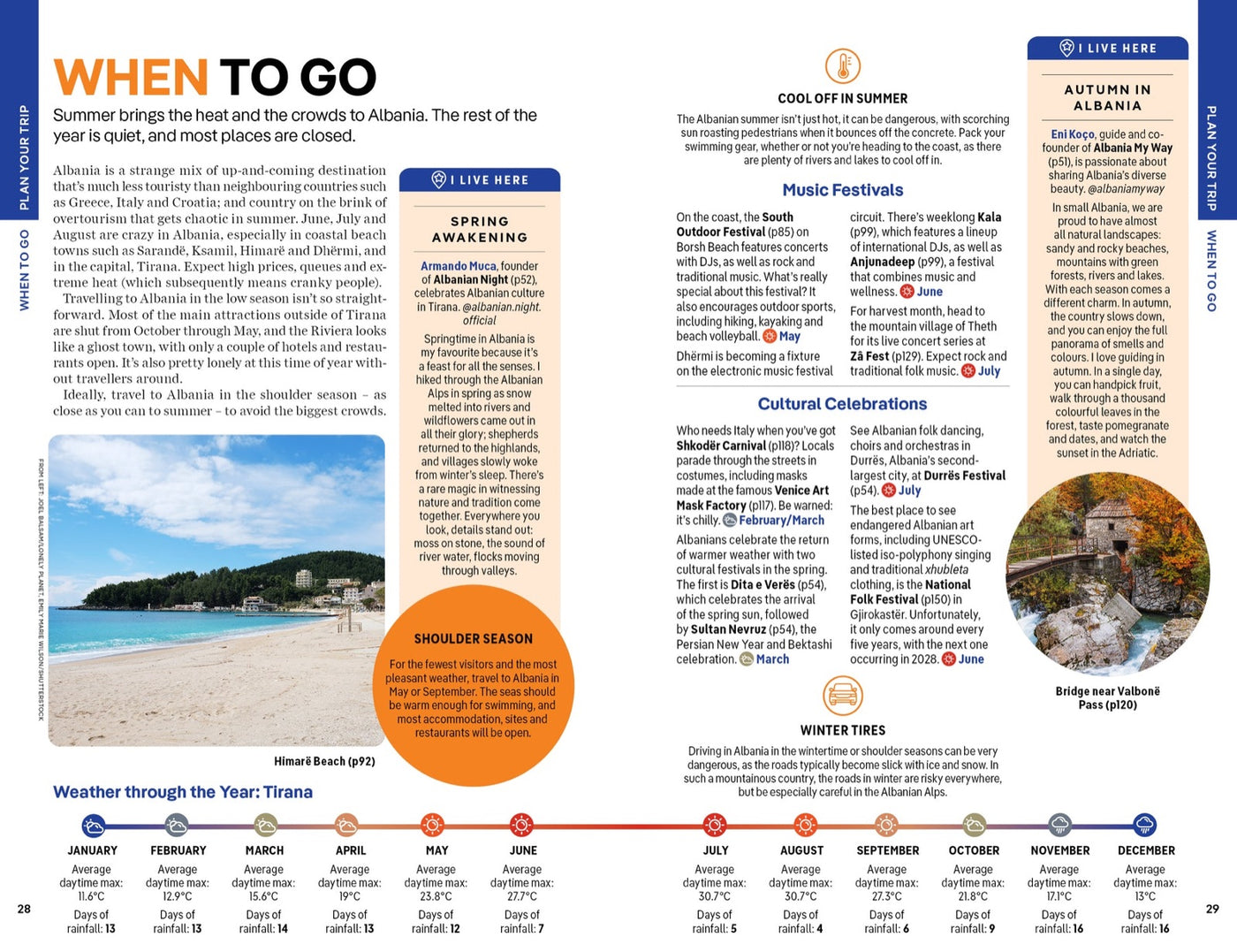 Lonely Planet Albania inside page 5