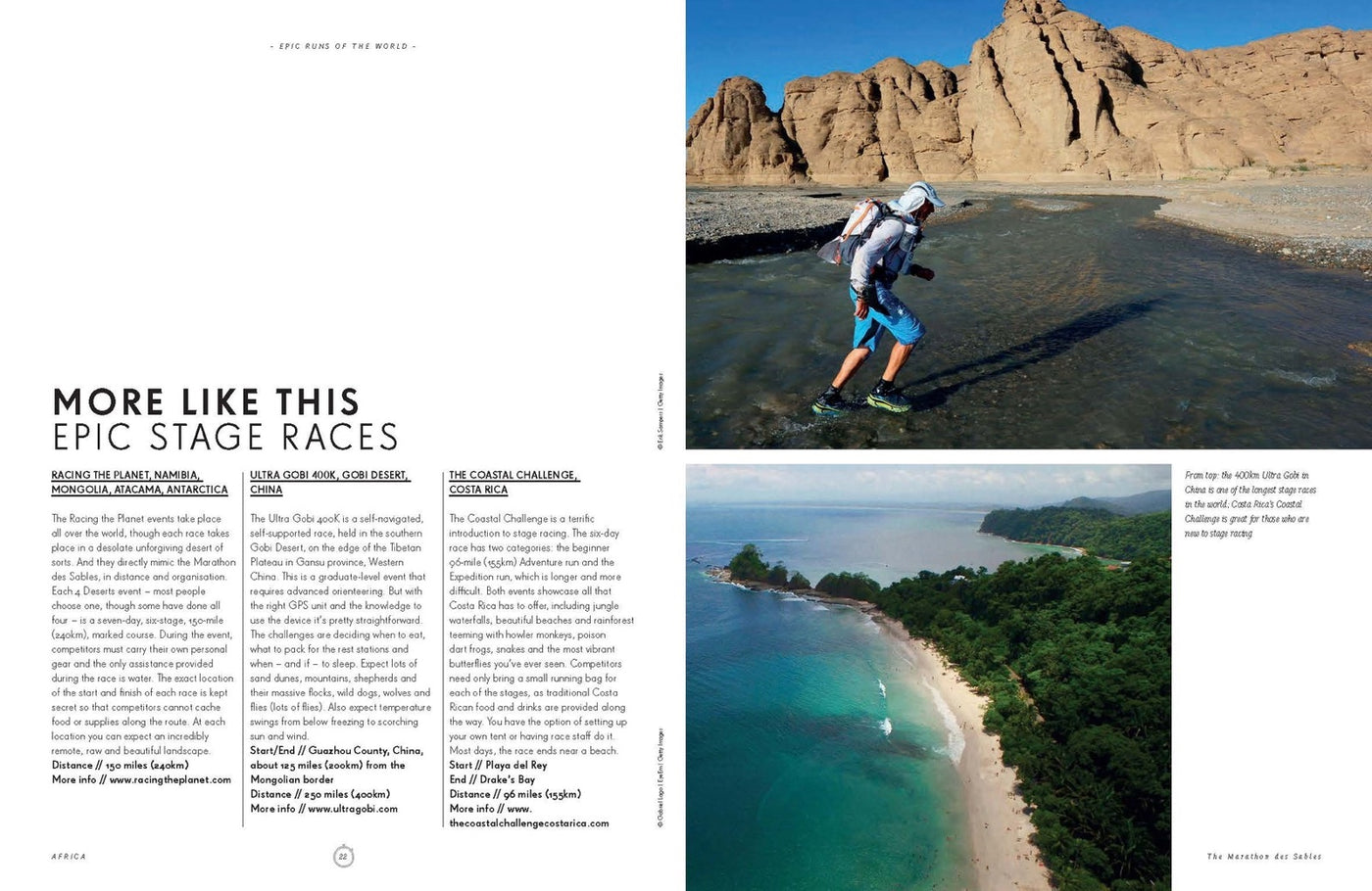 Lonely Planet Epic Runs of the World inside page 6