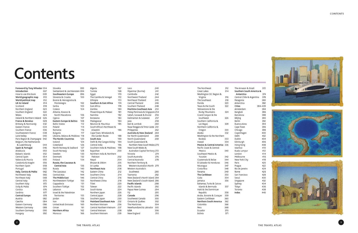 Lonely Planet The Travel Atlas inside page 1