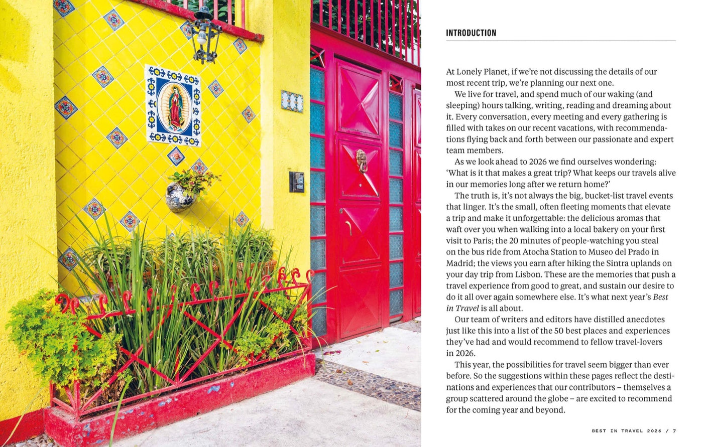Lonely Planet Best in Travel 2026 inside page 3