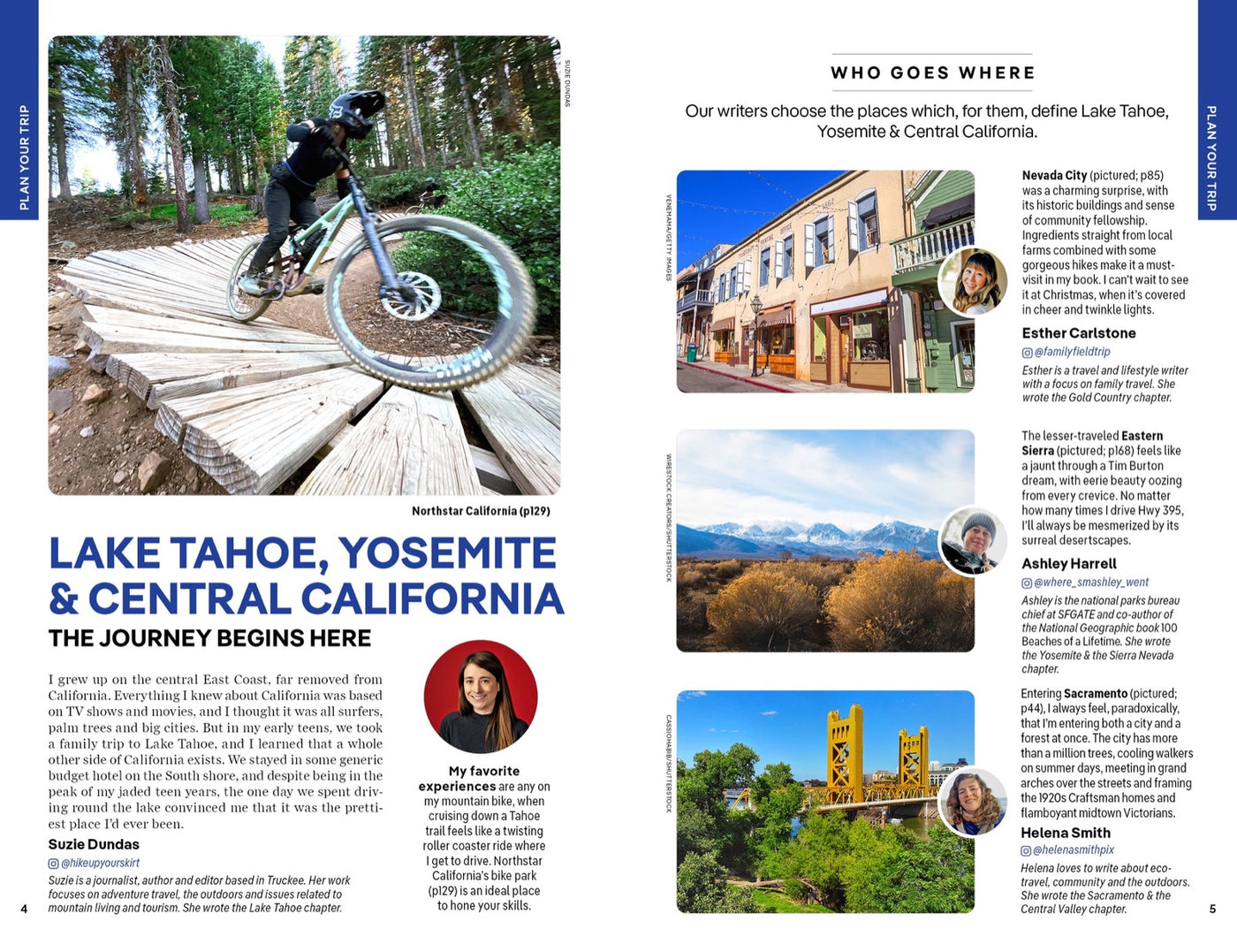 Lonely Planet Lake Tahoe, Yosemite and Central California inside page 1