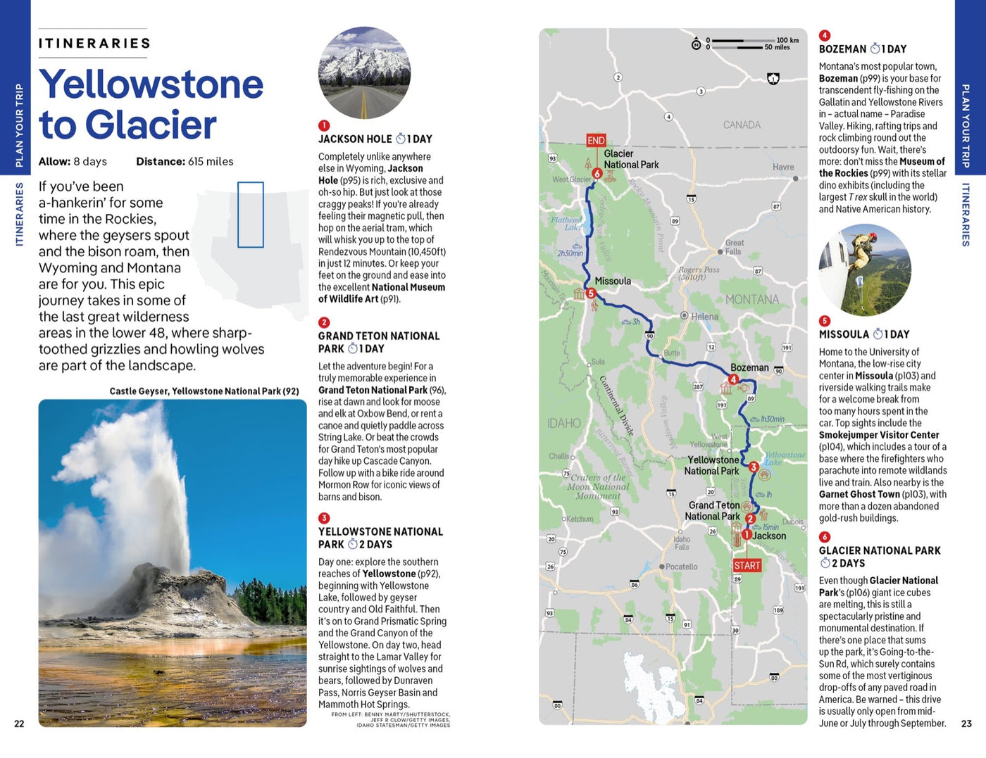 Lonely Planet American Rockies inside page 4