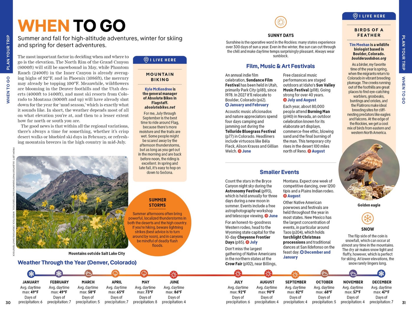 Lonely Planet American Rockies inside page 5