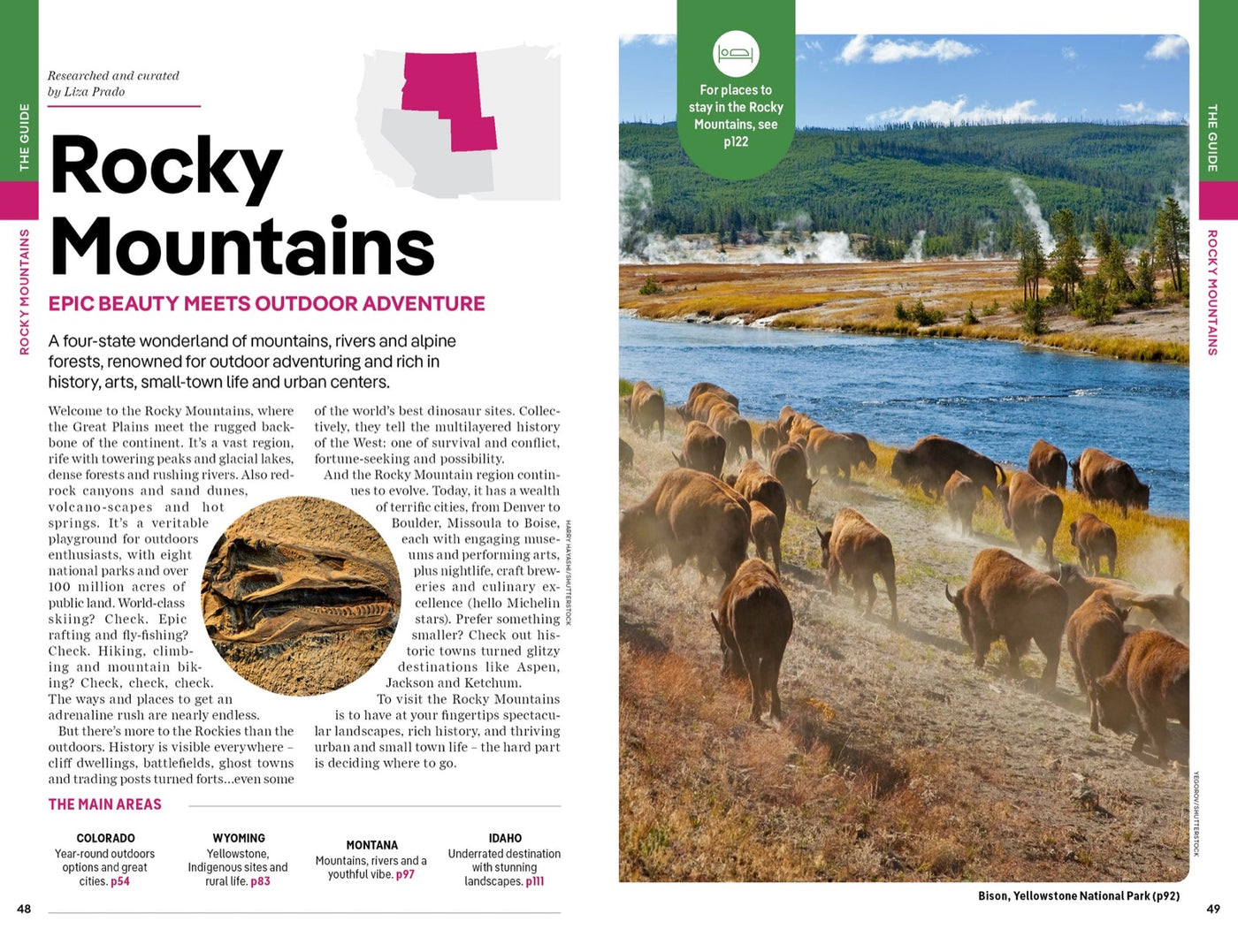 Lonely Planet American Rockies inside page 9