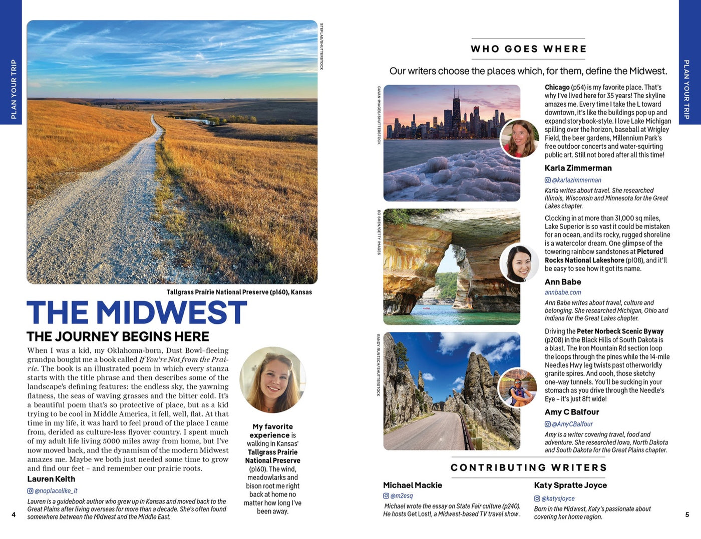 Lonely Planet Midwest USA inside page 1