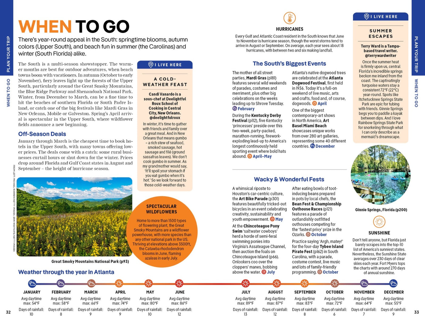 Lonely Planet American South inside page 5