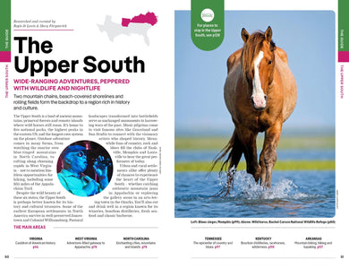 Lonely Planet American South inside page 10
