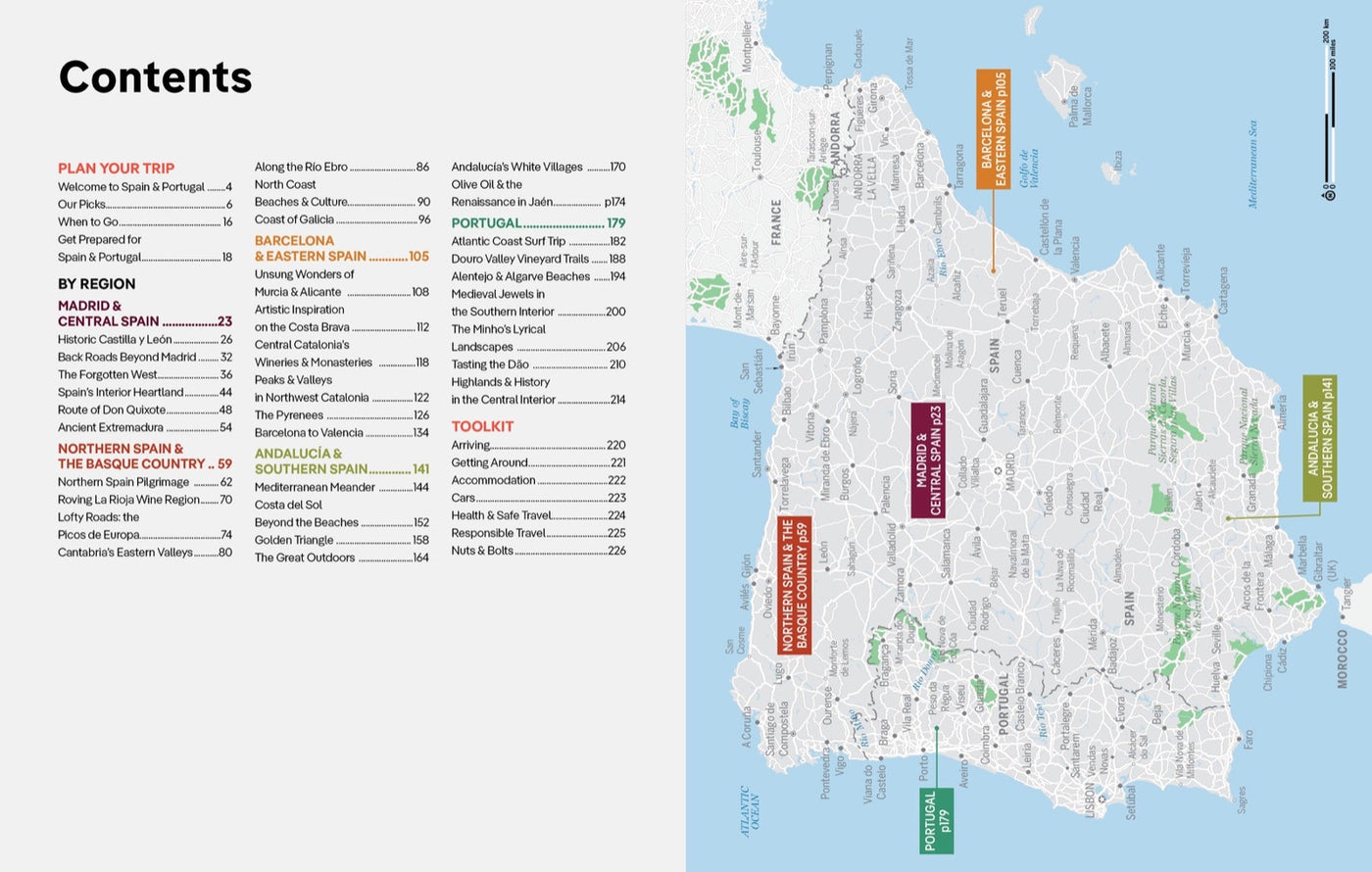 Lonely Planet Best Road Trips Spain & Portugal inside page 1