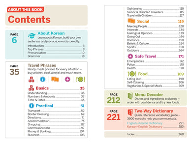 Lonely Planet Korean Phrasebook & Dictionary inside page 1