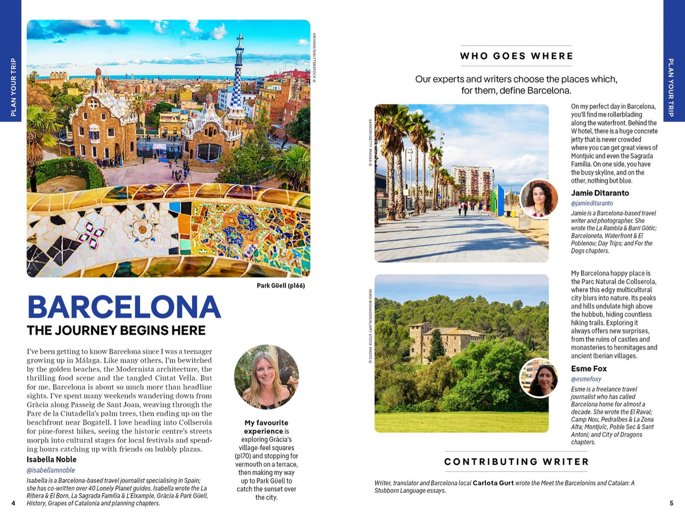 Lonely Planet Barcelona inside page 2