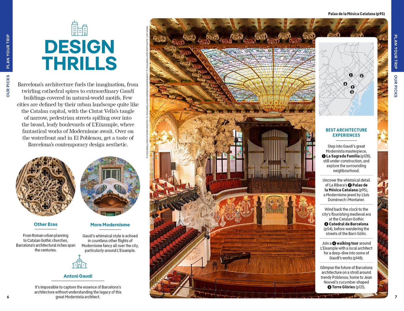 Lonely Planet Barcelona inside page 3