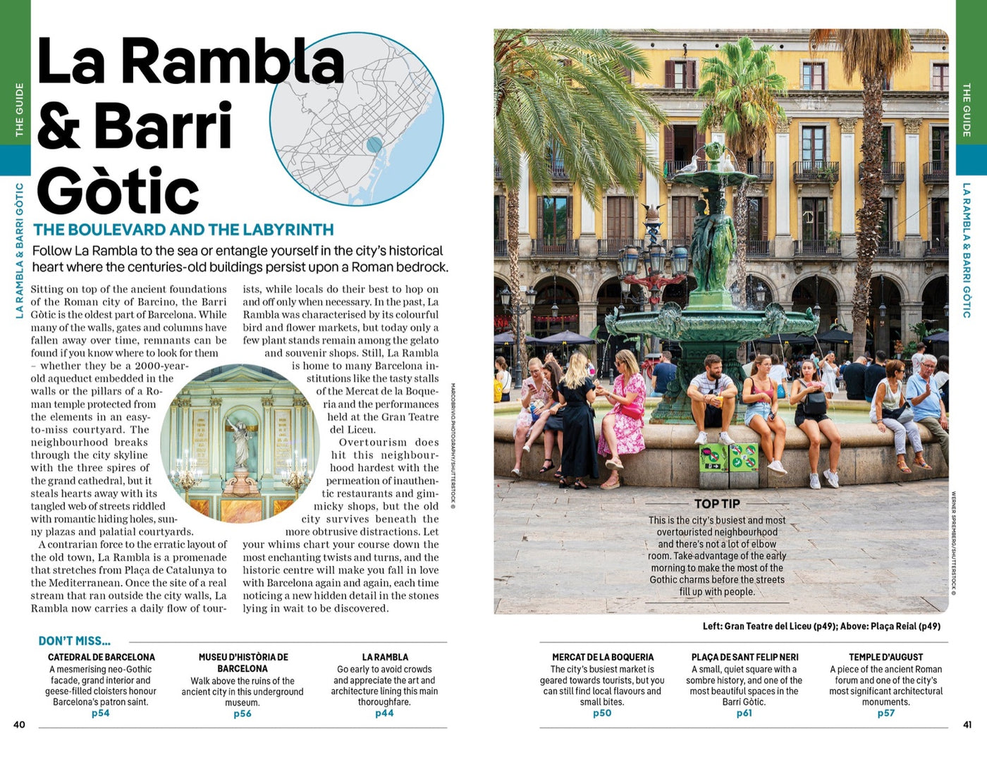 Lonely Planet Barcelona inside page 10