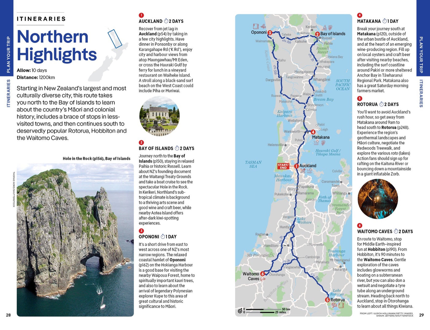Lonely Planet New Zealand's North Island inside page 5