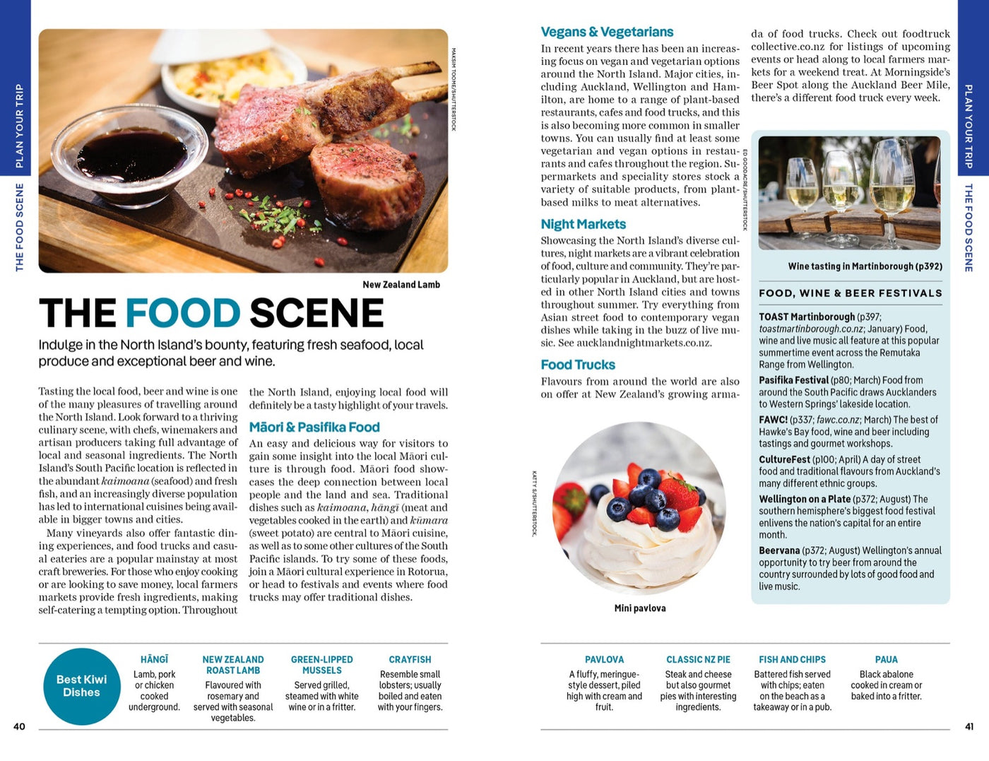 Lonely Planet New Zealand's North Island inside page 8