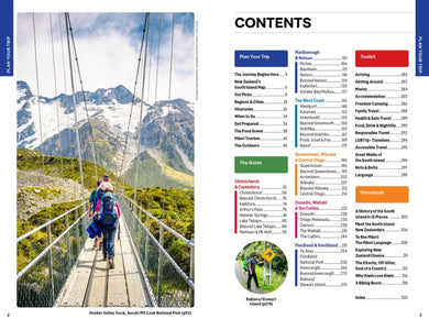 Lonely Planet New Zealand's South Island inside page 1
