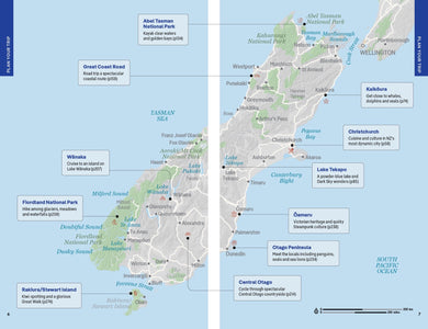 Lonely Planet New Zealand's South Island inside page 3