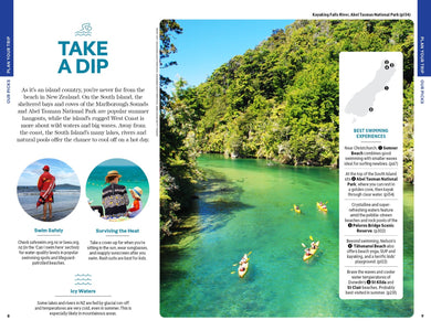 Lonely Planet New Zealand's South Island inside page 4