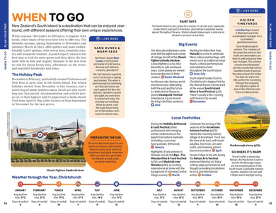 Lonely Planet New Zealand's South Island inside page 6