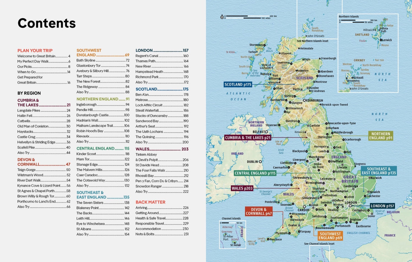 Lonely Planet Best Day Walks Great Britain inside page 1