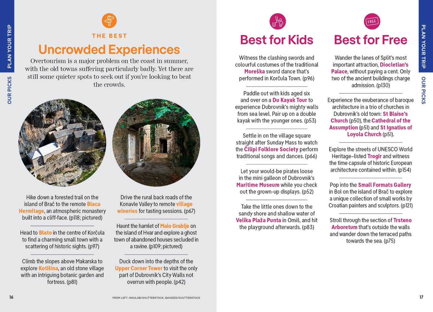 Lonely Planet Pocket Dubrovnik & the Dalmatian Coast inside page 2