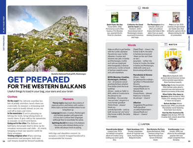 Lonely Planet Western Balkans inside page 6
