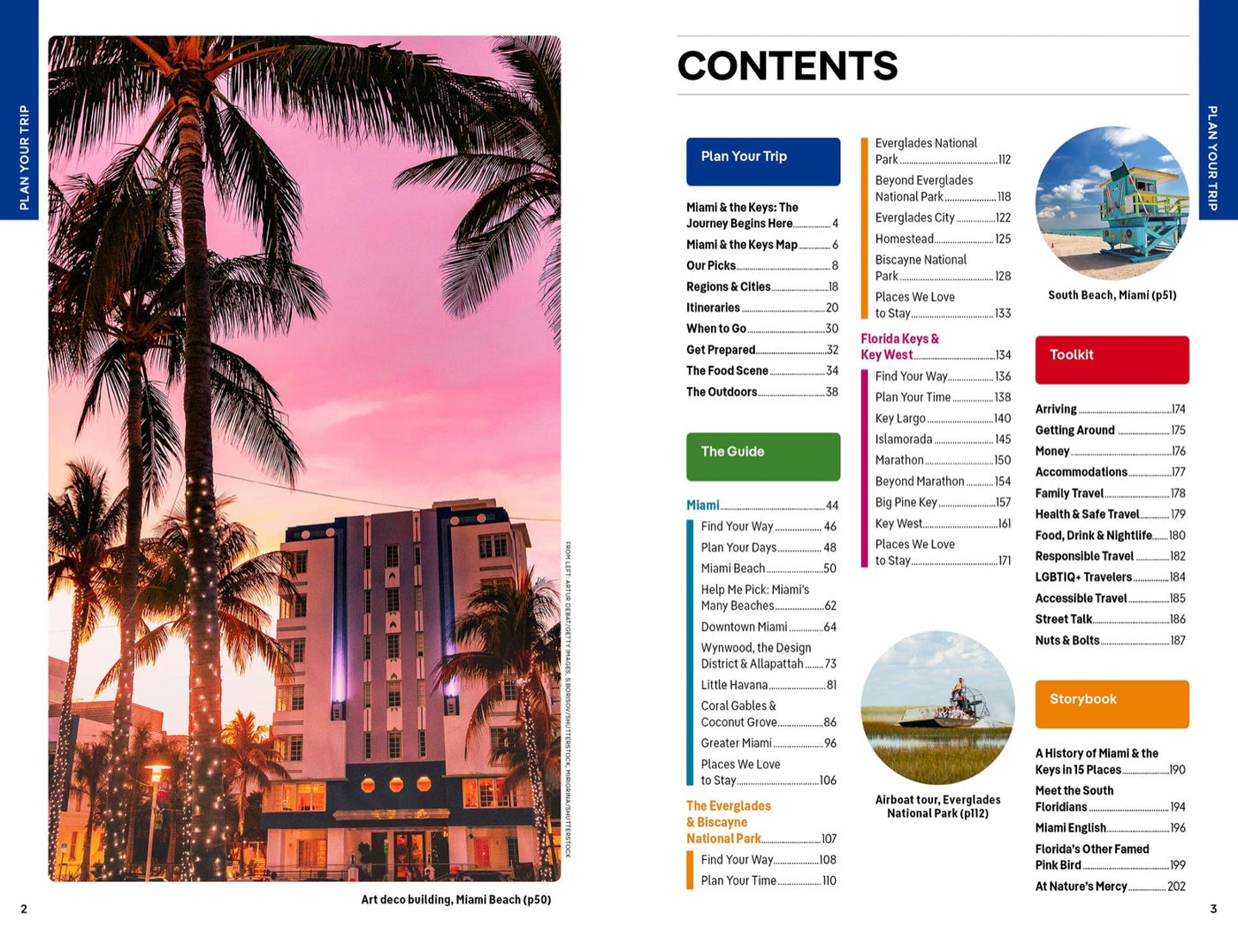 Lonely Planet Miami & the Keys inside page 1