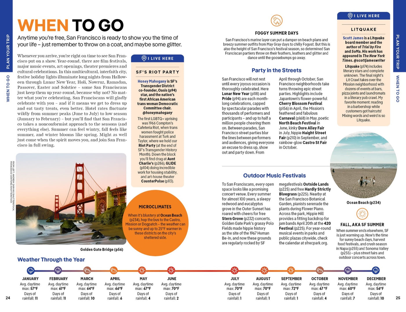 Lonely Planet San Francisco inside page 4