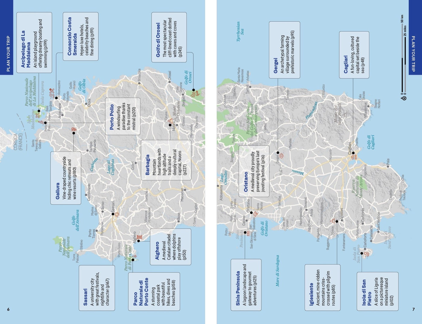 Lonely Planet Sardinia inside page 3