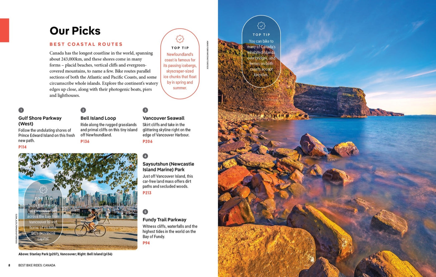 Lonely Planet Best Bike Rides Canada inside page 2