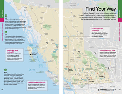 Lonely Planet British Columbia & the Canadian Rockies inside page 10