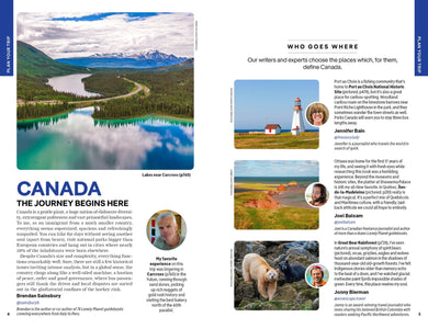 Lonely Planet Canada inside page 1