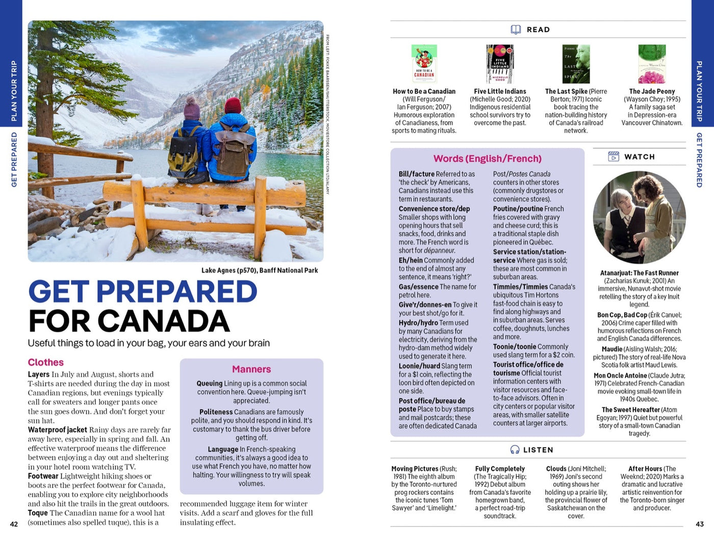 Lonely Planet Canada inside page 7