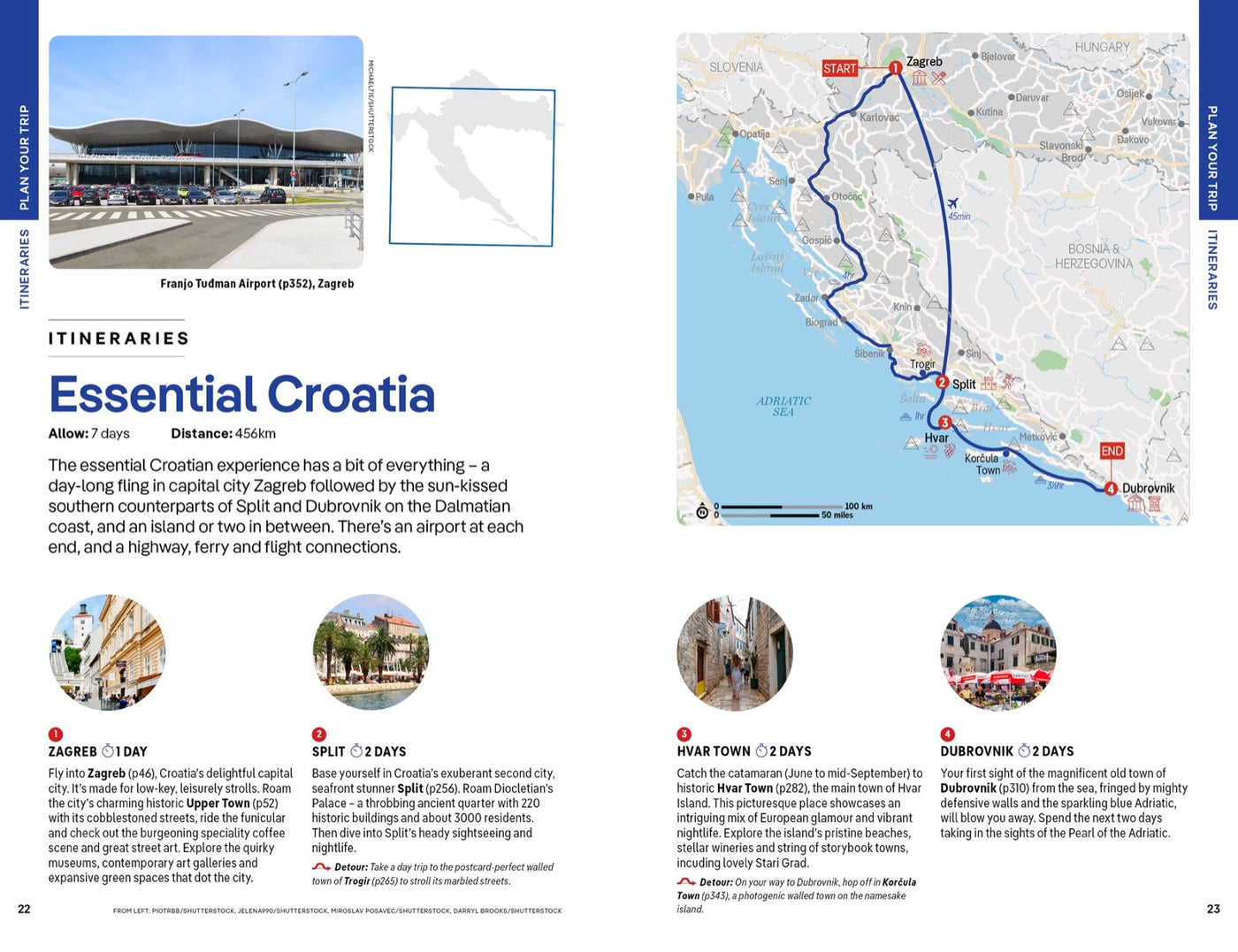 Lonely Planet Croatia inside page 4
