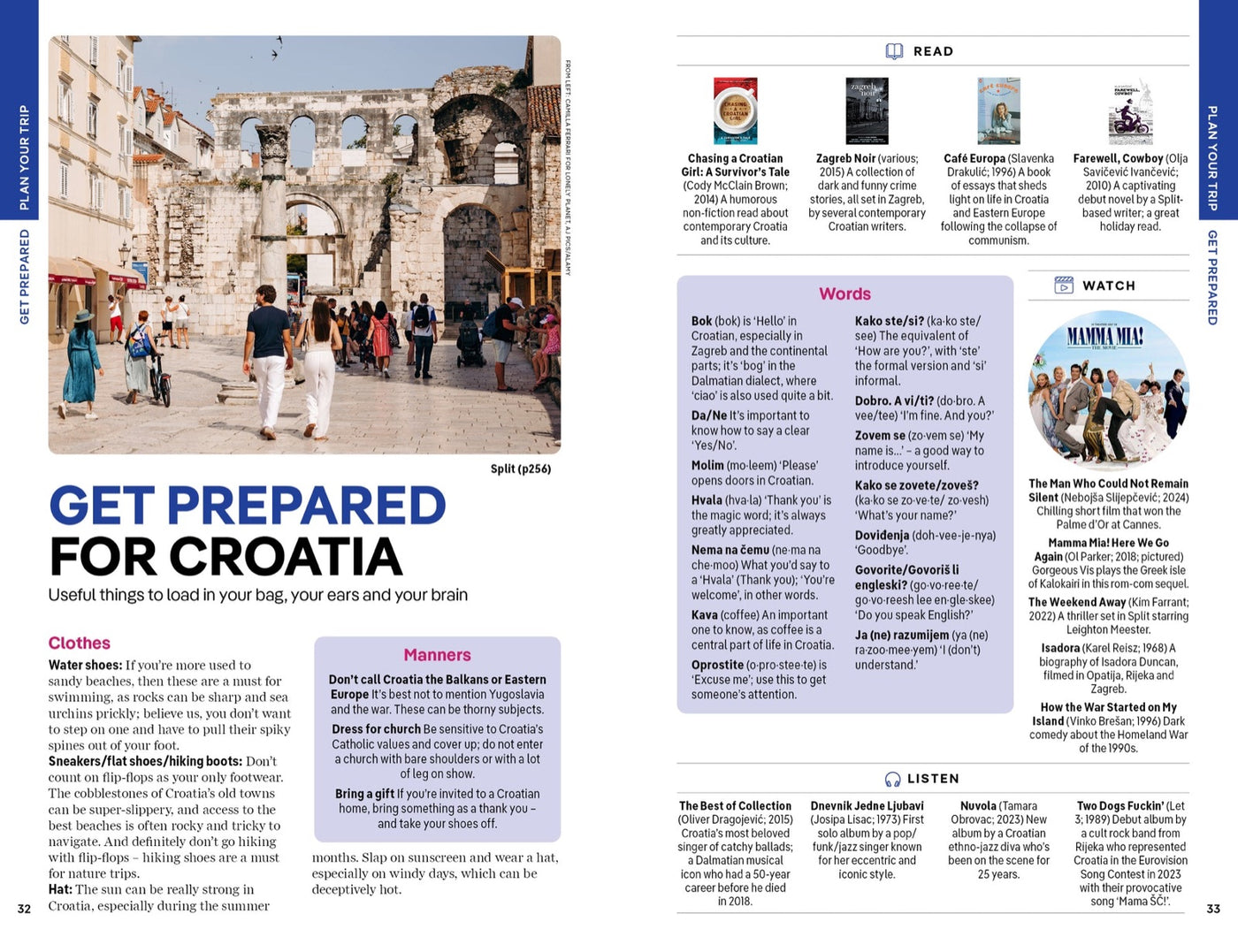 Lonely Planet Croatia inside page 6