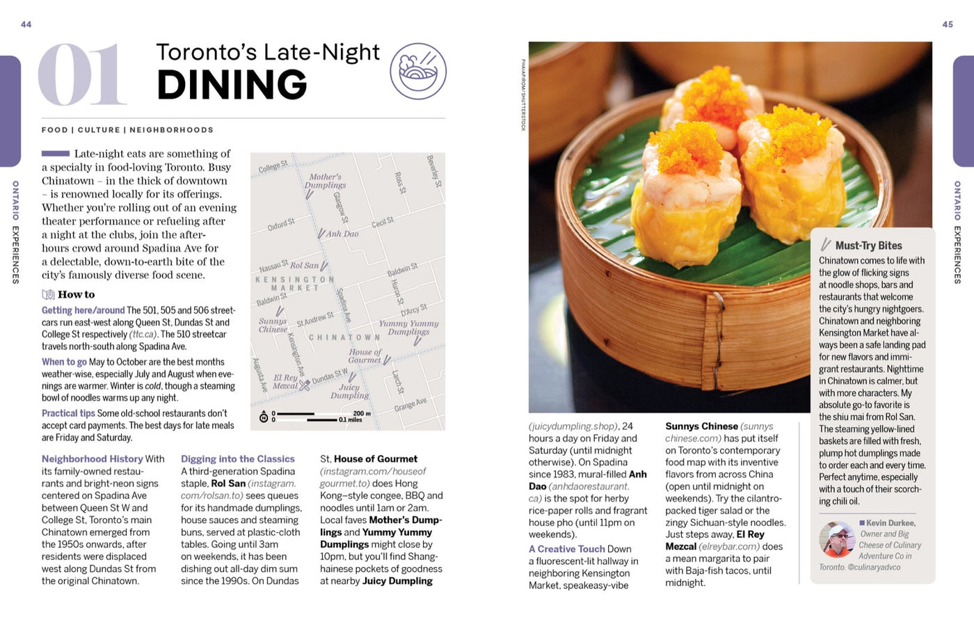 Lonely Planet Experience Canada inside page 9