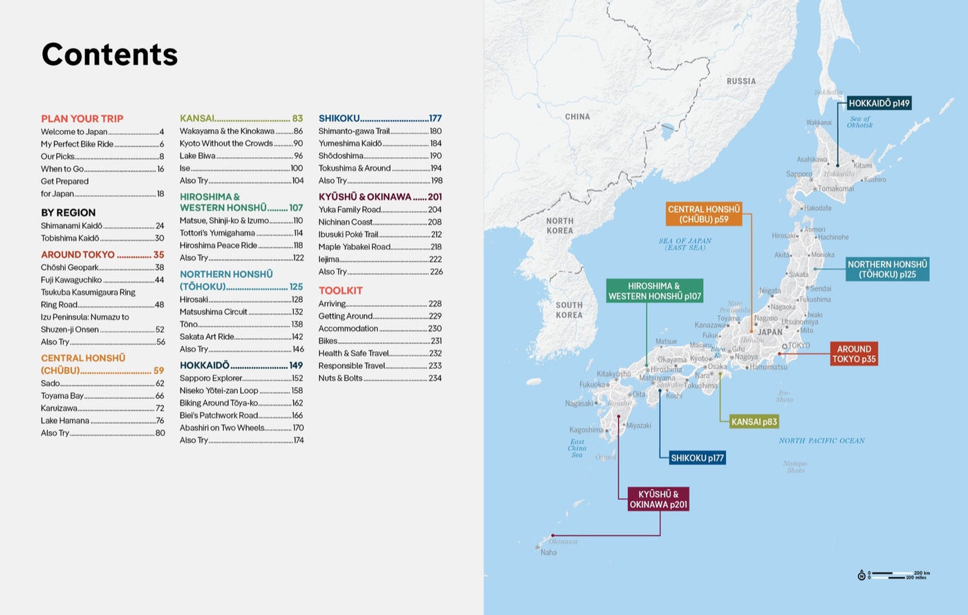 Lonely Planet Best Bike Rides Japan inside page 1