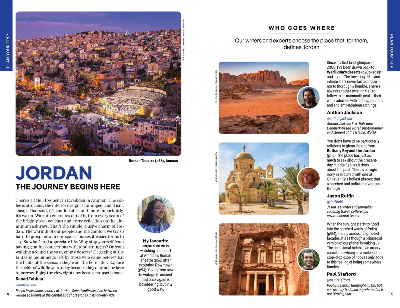 Lonely Planet Jordan inside page 2