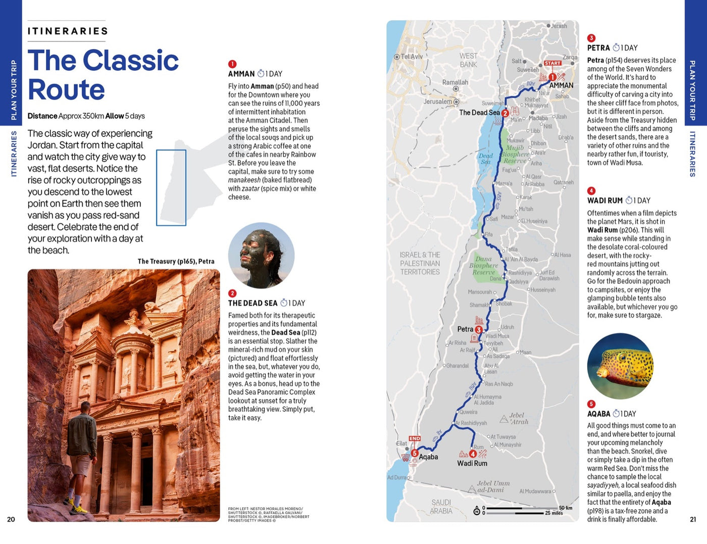 Lonely Planet Jordan inside page 5